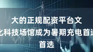 大的正规配资平台　　文化科技场馆成为暑期充电首选