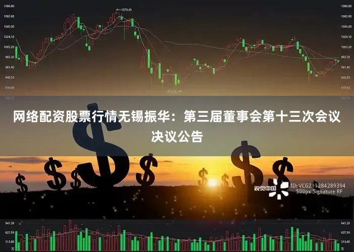 网络配资股票行情无锡振华：第三届董事会第十三次会议决议公告